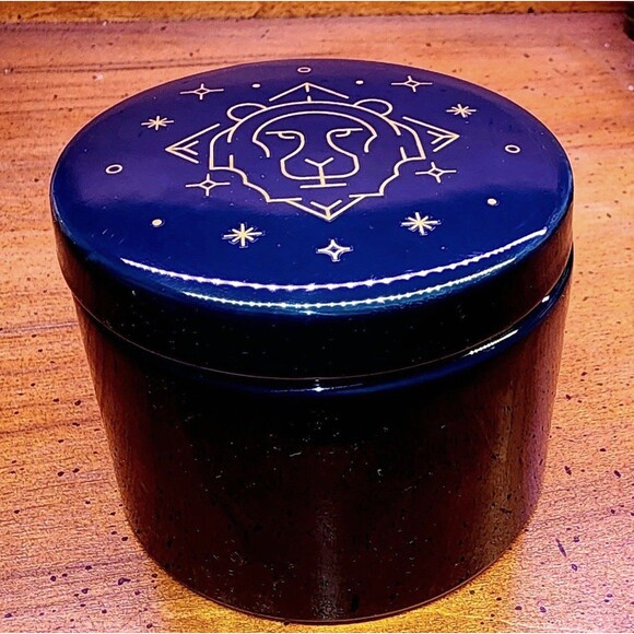 Lion Leo Zodiac Jewelry Trinket Dish with lid - Picture 1 of 3